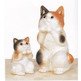 幸福ねこ(三毛)