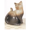 ねこ(粉引風) 9号