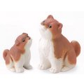 犬おすわり(茶)