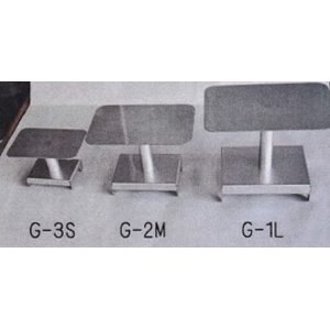 画像1: ステンレス製小品テーブル(長方形)