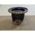 フチ金富貴蘭鉢 4号