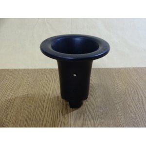 画像1: オモト用プラスチックポット35(黒)