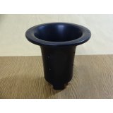 オモト用プラスチックポット40(黒)