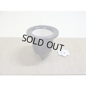 画像1: 楽風観音竹鉢 3号(鉢底サナ付き)