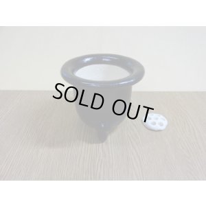 画像1: 楽風観音竹鉢 3.5号(鉢底サナ付き)