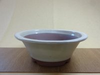 8号 クリーム丸陣笠中深