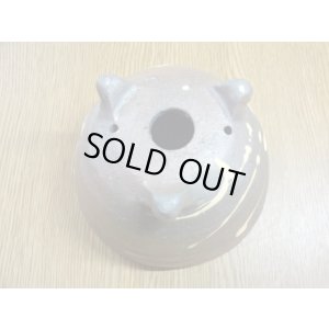 画像5: 丸三ッ足鉢/4号/焼〆