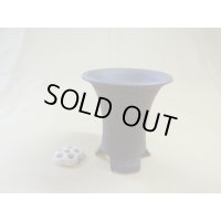 岩石ウチョウラン鉢 4号(鉢底サナ付き)