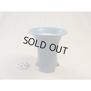 画像1: 青銅ウチョウラン鉢 4号(鉢底サナ付き)