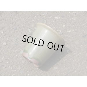 画像3: 伝市鉢 型ラン鉢天然土灰釉3号(1)