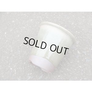 画像3: 伝市鉢 型ラン鉢天然土灰釉3.5号(4)