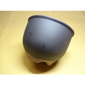 画像3: 伝市鉢 コウロ型黒化粧5号