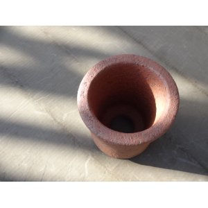 画像2: 伝市鉢 モミ入り シャジン鉢3.5号