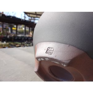 画像4: 伝市鉢 コウロ型黒化粧6号