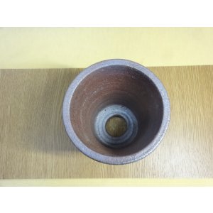 画像4: 伝市鉢 のぼり窯シャジン鉢4号(2)