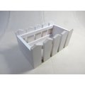 木製バスケット(白塗り)