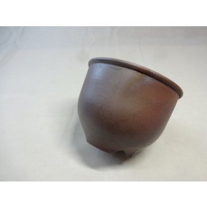 画像3:  伝市鉢 のぼり窯コウロ型3.5号(1)