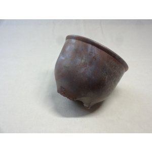 画像1: 伝市鉢 のぼり窯コウロ型3.5号(4)
