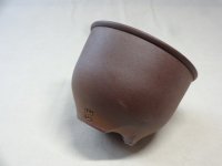 伝市鉢 のぼり窯コウロ型3.5号(6)