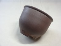 伝市鉢 のぼり窯コウロ型3.5号(8)