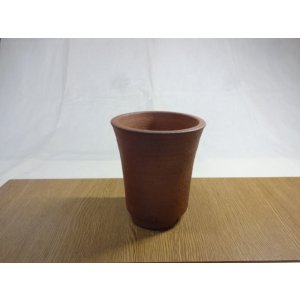 画像1: 伝市鉢 のぼり窯シャジン鉢4号(20)
