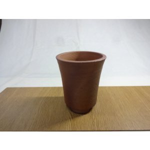 画像2: 伝市鉢 のぼり窯シャジン鉢4号(20)