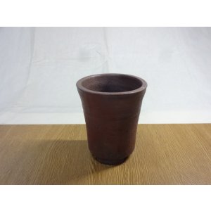画像2: 伝市鉢 のぼり窯シャジン鉢4号(19)
