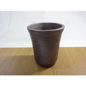 画像2: 伝市鉢 のぼり窯シャジン鉢4号(23)