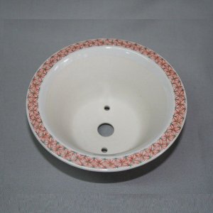 画像6: 九谷焼(瑛生)赤絵小紋4号丸鉢