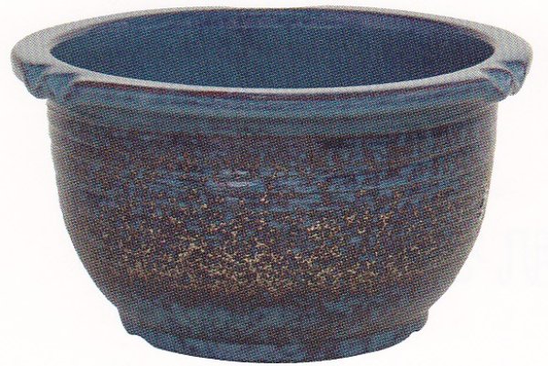画像1: 生子千段水鉢15号 (1)