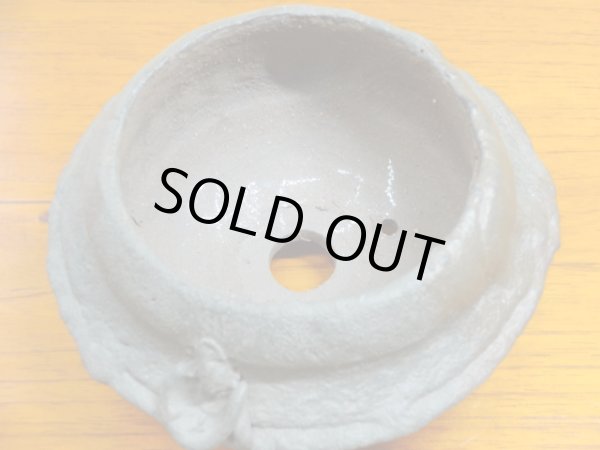 画像2: 常滑盆栽鉢 小松泉作 手造お窯 3.5号 (2)