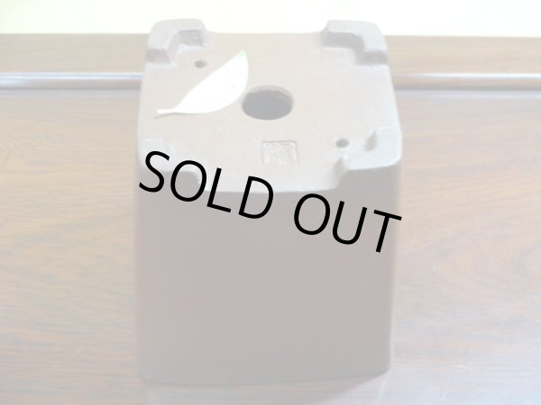 画像3: 2.5号 正角切立撫角・朱泥(柴勝) (3)