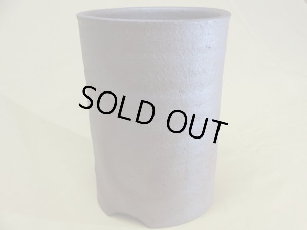 画像2: 伝市鉢 登り窯 筒鉢 5号  (2)