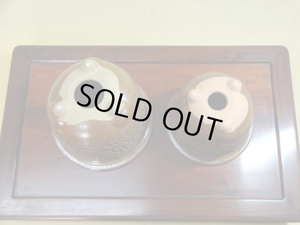 画像3: イラボ松皮観音竹鉢 6号/5号 (3)