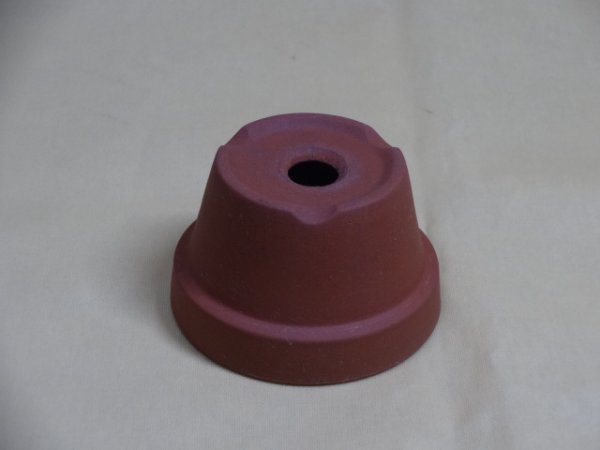 画像2: 朱温鉢/中深/2号 (2)