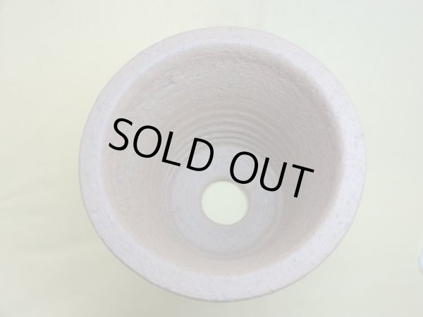 画像2: 伝市鉢 モミ入り シャジン鉢 6号 (2)