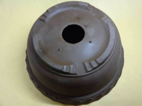 画像3: サツキ鉢(ナワブチ)/ウ泥/10号 (3)