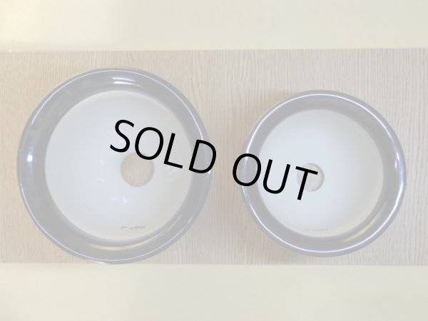 画像2: 観音竹鉢(黒) 5号/4号 (2)