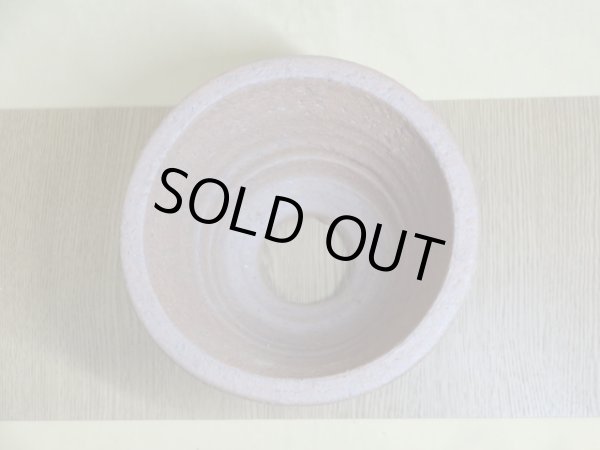 画像2: 伝市鉢モミ入り大道鉢 6号 (2)