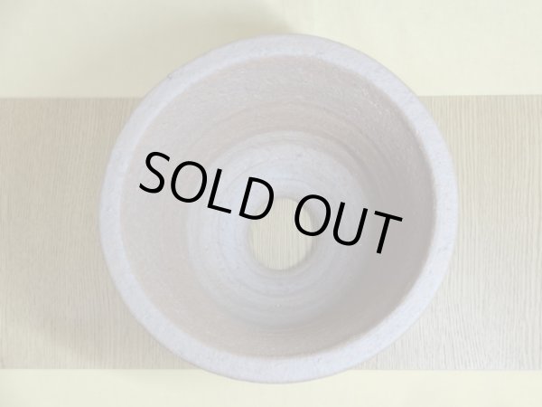 画像2: 伝市鉢モミ入り大道鉢 7号 (2)