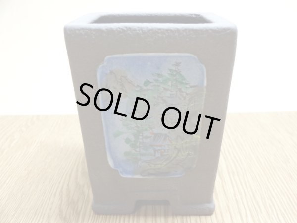 画像4: 2.5号/角ラン鉢/陶翠(4) (4)