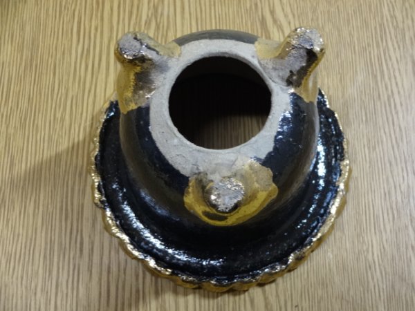 画像3: フチ金富貴蘭鉢 4号 (3)