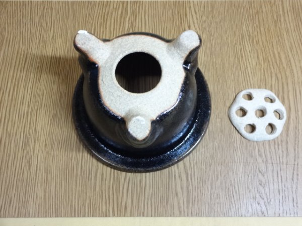 画像3: 楽風富貴蘭鉢 4号(鉢底サナ付き) (3)