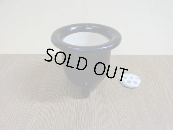 画像1: 楽風観音竹鉢 3.5号(鉢底サナ付き) (1)