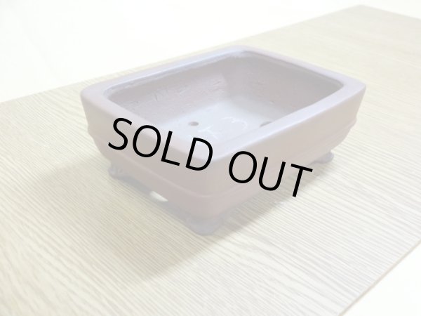 画像2: 3号 撫角中帯雲足・朱泥(柴勝) (2)