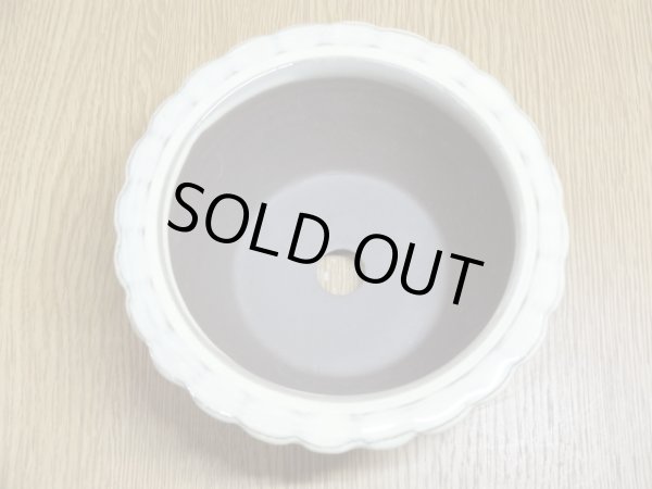 画像2: 4.5号 クリーム松鉢 (2)