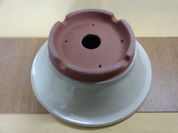 画像3: 9号 クリーム丸陣笠中深 (3)