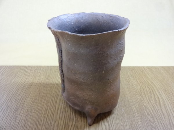 画像3: 深鉢足付/3.5号/焼〆 (3)