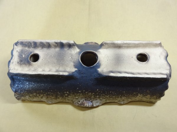 画像3: 残雪U型変形鉢 10号 (3)