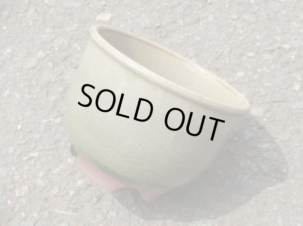 画像2: 伝市鉢 コウロ型天然土灰釉3.5号(5) (2)